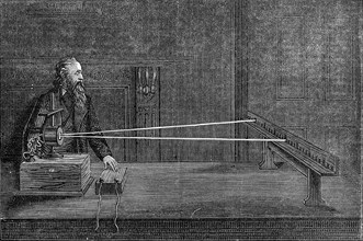 Lord Kelvin's mirror galvanometer, 1876. Artist: Unknown