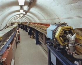 Particle accelerator tunnel, Cern, Geneva, 20th century. Artist: Unknown