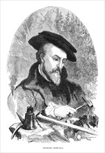 Georgius Agricola, 16th century German physician, mineralogist and metallurgist. Artist: Unknown