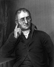 John Dalton, English chemist, c1860. Artist: Unknown