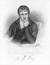 Humphry Davy, English chemist in 1803, (c1870). Artist: Unknown