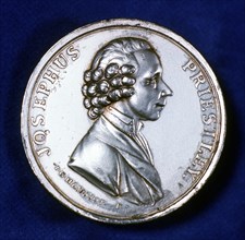 Obverse of commemorative medal for Joseph Priestley (1733-1804), 1803. Artist: Unknown