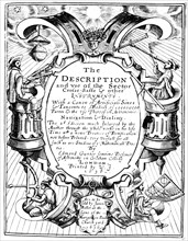 Title page of The Description and Use of the Sector by Edmund Gunter, 1636. Artist: Unknown