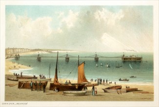 Chain pier, Brighton, Sussex, c1889. Artist: Unknown