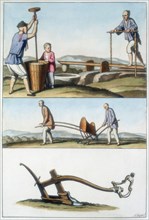 Chinese agriculture, 1825-1835. Artist: Unknown