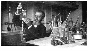 Henri Moissan, French chemist, c1900. Artist: Unknown