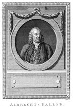 Albrecht von Haller, Swiss physician and scientist, c1770 (c1780). Artist: Unknown