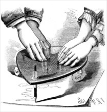 Planchette or ouija board, 1885. Artist: Unknown