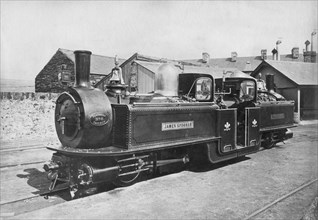 Ffestiniog Railway steam Locomotive No 8 'James Spooner', 1872. Artist: Unknown