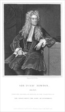 Isaac Newton, English mathematician and physicist, 1836. Artist: William Thomas Fry