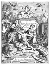 Half-title of De Motu Animalum by Giovanni Borelli, 1710. Artist: Unknown