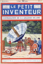 Abel Pifre's solar-powered printing press, c1894 ([c1927). Artist: Unknown