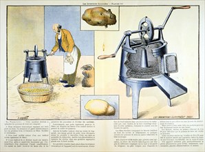 Potato peeler, 1899. Artist: Unknown