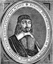 Rene Descartes, French philosopher and mathematician, 1672. Artist: Unknown