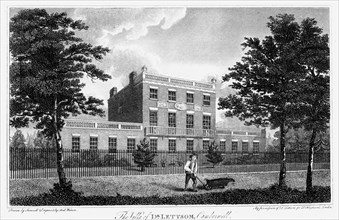 Residence of John Coakley Lettsom, Camberwell, London, 1817. Artist: Unknown