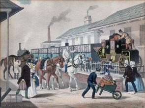 'The Last of the Coaches', c1840. Artist: Unknown