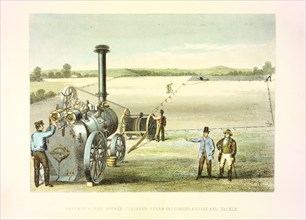 Steam ploughing tackle, c1860. Artist: Anon