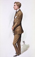 Gustave Hamel, British aviation pioneer, 1913. Artist: Unknown