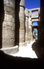 Pillars in the Great Hypostyle Hall, Temple of Amun, Karnak, Egypt, 14th-13th century BC. Artist: Unknown