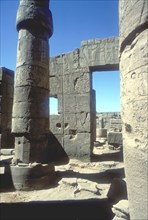 Columns, Temple of Amun, Karnak, Egypt. Artist: Unknown