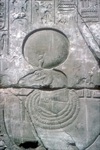 Relief showing the symbol of Amun-Ra, Temple of Amun, Karnak, Egypt. Artist: Unknown