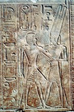 Relief of Queen Hatshepsut in male dress, Temple of Amun, Karnak, Egypt, c1500 BC. Artist: Unknown