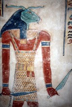 Wallpainting from the tomb of a prince, Valley of the Queens, Luxor, Egypt, c12th century BC. Artist: Unknown
