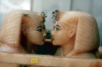 Canopic Jars from the Tomb of Tutankhamun. Artist: Unknown