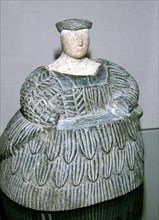 The Princess of Bactria wearing a Kaukenes dress, Bactrian, Late 3rd millenium. Artist: Unknown