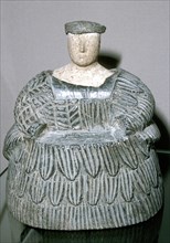 The Princess of Bactria wearing a Kaukenes dress, Bactrian, Late 3rd millenium. Artist: Unknown