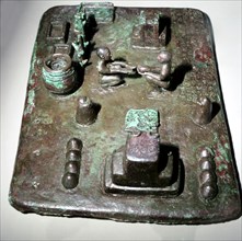 Bronze model of a cult place for ceremony of the rising of the sun, c1150 BC. Artist: Unknown