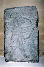 Neo-Hittite stone relief of an archer, c9th century BC. Artist: Unknown