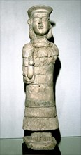 Terracotta statuette of the goddess Lama, Susa, 2nd millenium BC. Artist: Unknown