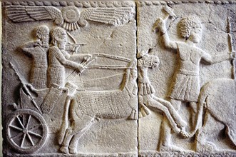Relief of a Chariot, Hittite. Artist: Unknown