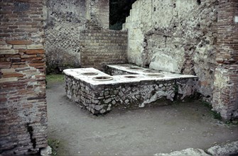 A Roman snack-bar, Herculaneum, Italy, 1st century. Artist: Unknown