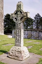 Irish Celtic High Cross, Clonmacnoise, Ireland. 9th century. Artist: Unknown