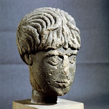 Head of Antenociticus, Benwell, Newcastle, c3rd - 4th century. Artist: Unknown