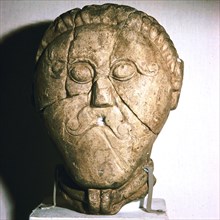 Celtic Head, Mseke Zehrovice, Czechoslovakia, c3rd - 2nd century BC. Artist: Unknown
