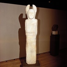 Celtic stone Janus-figure, Holzgerlin, Wurttemburg, Germany, 6th - 4th century BC. Artist: Unknown