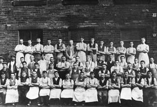 Male workers at Mackintosh?s toffee factory, Halifax, West Yorkshire, 1912. Artist: Unknown