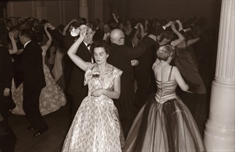 Rock and Roll at a staff dance, York, Yorkshire, 1957. Artist: Unknown