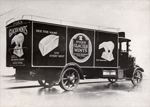 Lorry in Fox?s Glacier Mints livery, 1924. Artist: Unknown