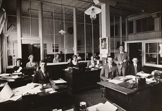 Office at Caley?s, Norwich, Caley factory, Norfolk, 1937. Artist: Unknown