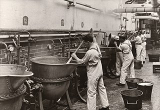 Boiling pans, Rowntree factory, York, Yorkshire, 1925. Artist: Unknown