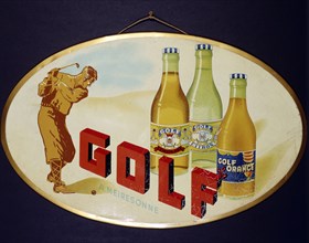 Advertisement for Golf soft drinks, French, 1934. Artist: Unknown