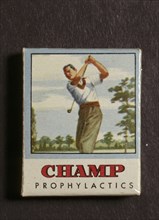 Packet of Champ Prophylactics, early 20th century. Artist: Unknown