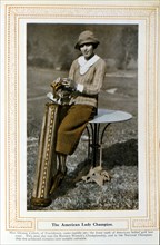 Glenna Collett, US Women's Amateur Golf Champion, 1922. Artist: Unknown