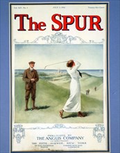 The Spur magazine cover, July 1914. Artist: Unknown