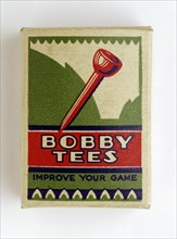 Bobby Jones Golf Tees, c1930s. Artist: Unknown