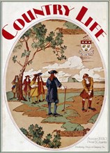 Country Life magazine cover, August 1930. Artist: Unknown
